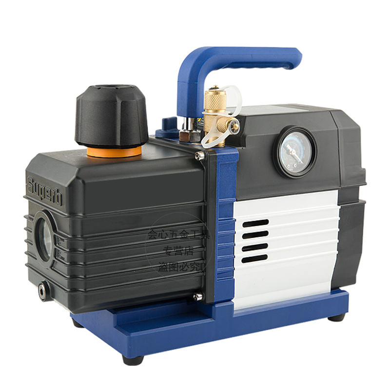 真空泵 抽真空定變頻空調(diào)加氟工具冰箱制冷維修汽車(chē)迷你抽氣泵 R32可用智能真空泵WK-3S(2升防爆電機(jī))